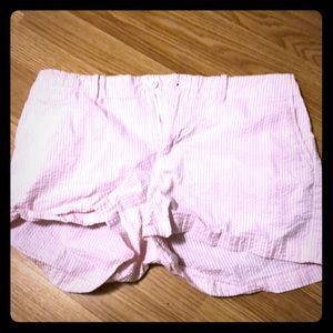 Pink seersucker Ralph Lauren shorts size 8